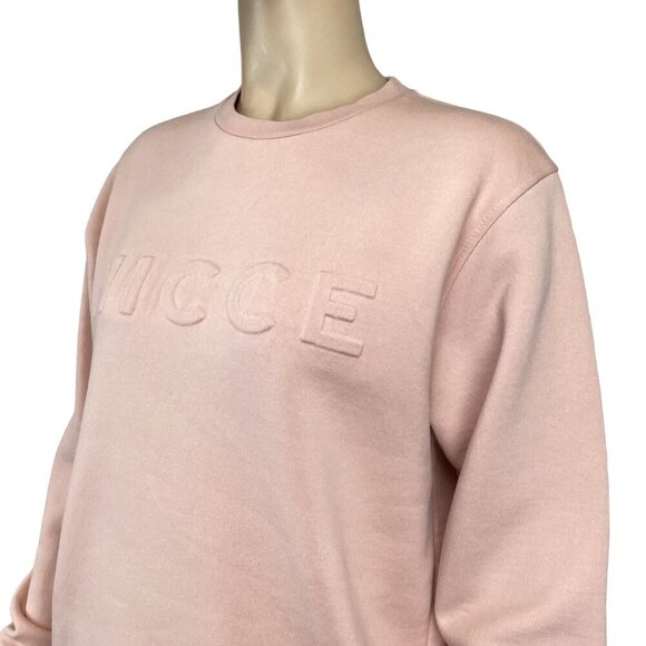 Nicce London Sweatshirt Size‎ Small  Pink Crewneck Comfort Relaxed - Picture 5 of 7